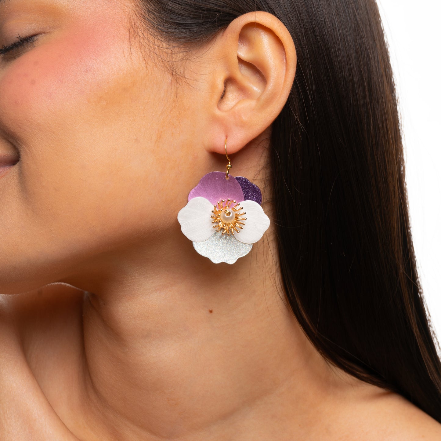 Pansy Earrings - R