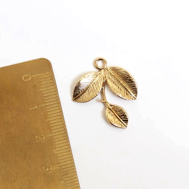 DIY supply - Jasmine flower leaf (gold/silver) DIY kit Upcycle with Jing