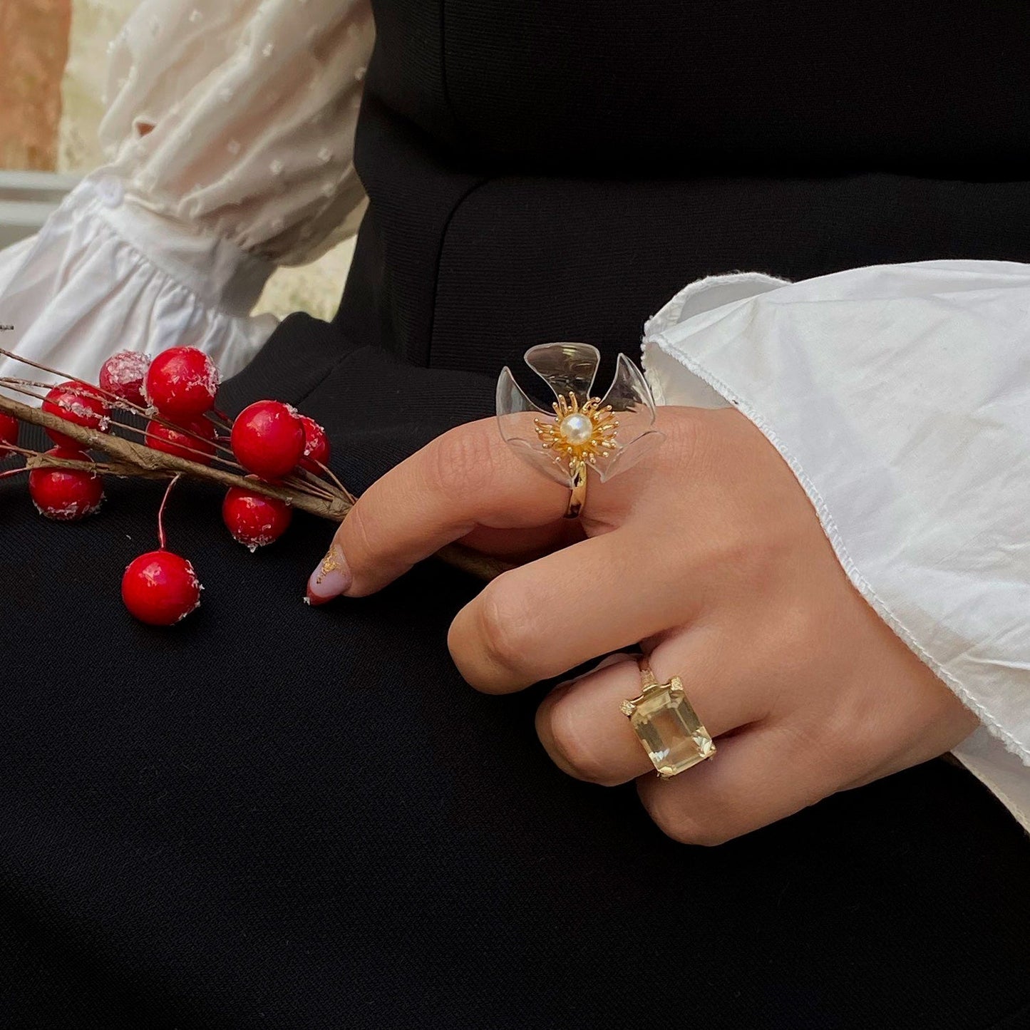 Midsummer Flower Ring | Eco-friendly Jewelry Jewelry Upcycle with Jing