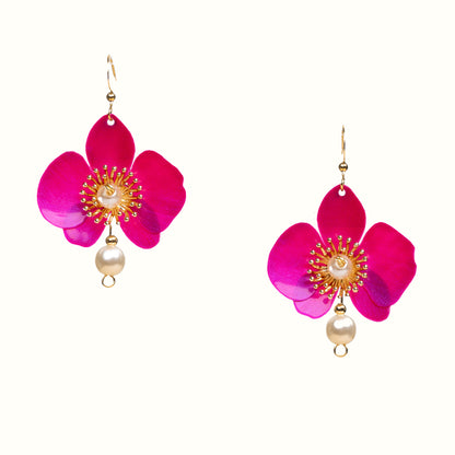 Butterfly-Orchid-Earrings-Barbie-Pink-Gold