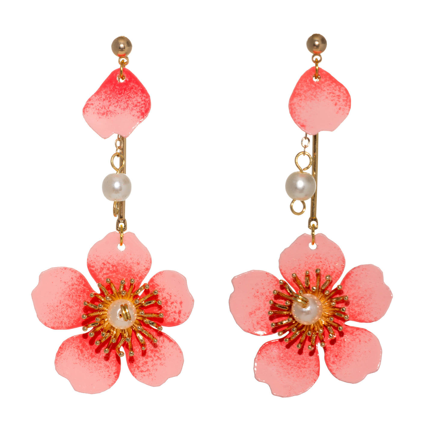 Sakura Petal Stud Earrings