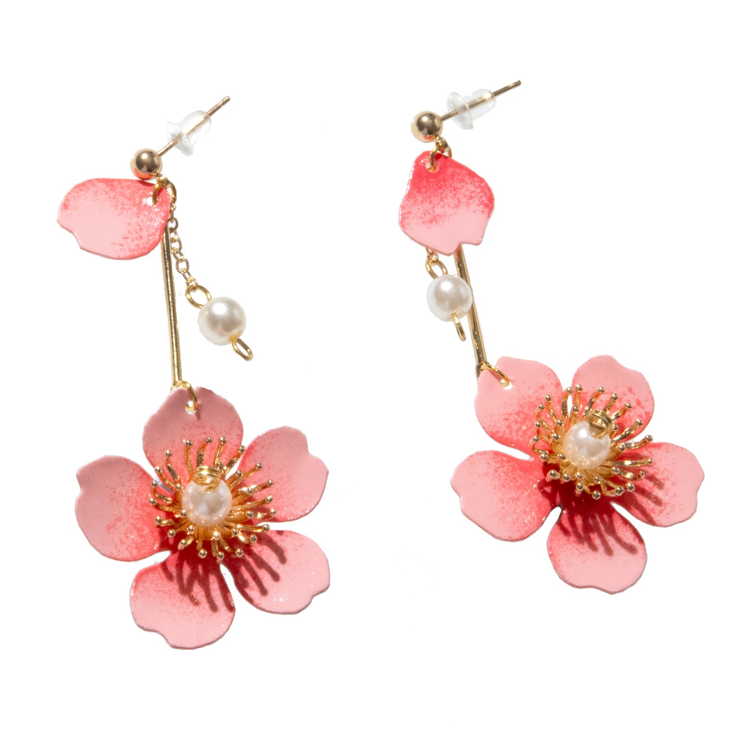 Sakura Petal Stud Earrings