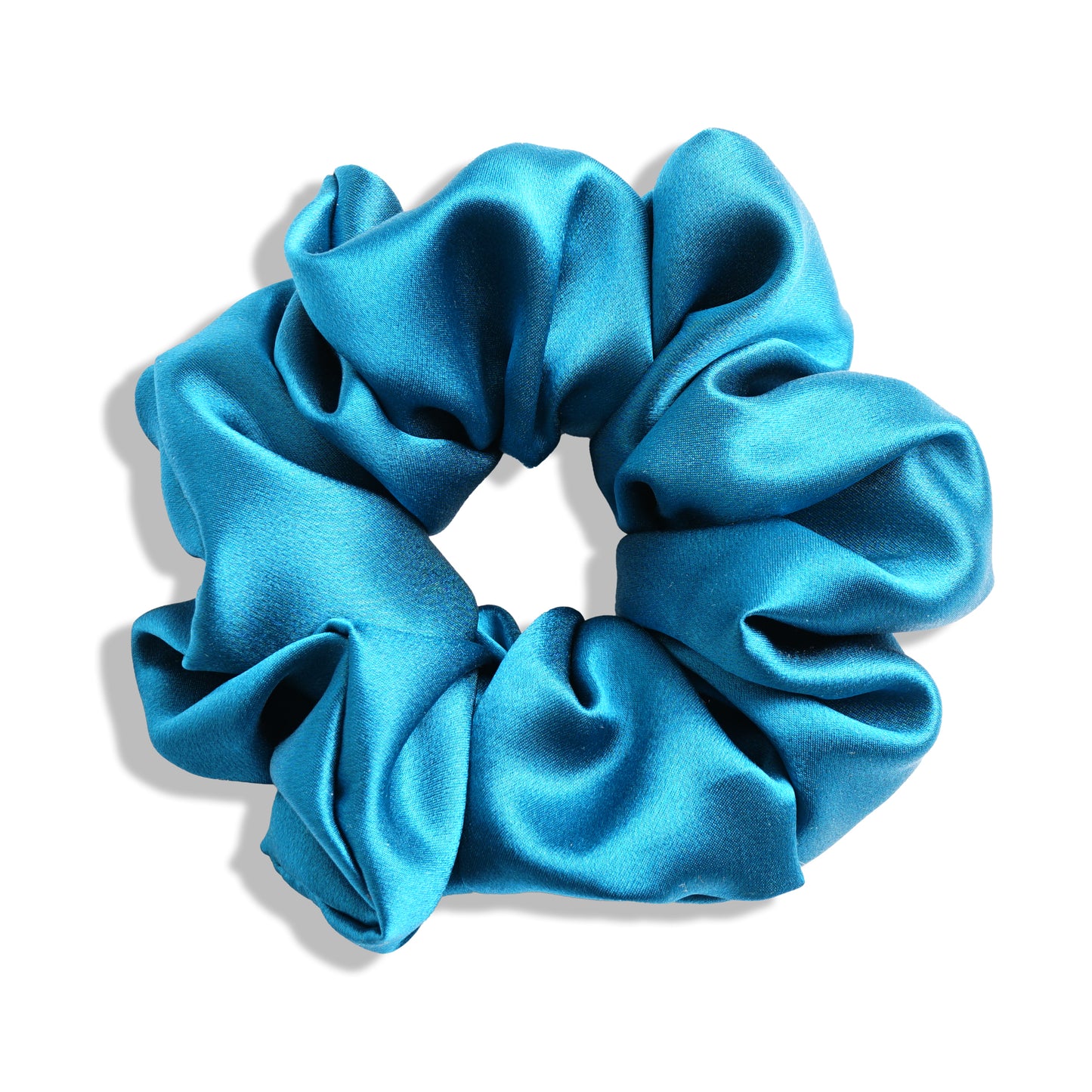 Mulberry Silk Scrunchie - Blue