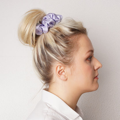 Mulberry Silk Scrunchie - Light Purple