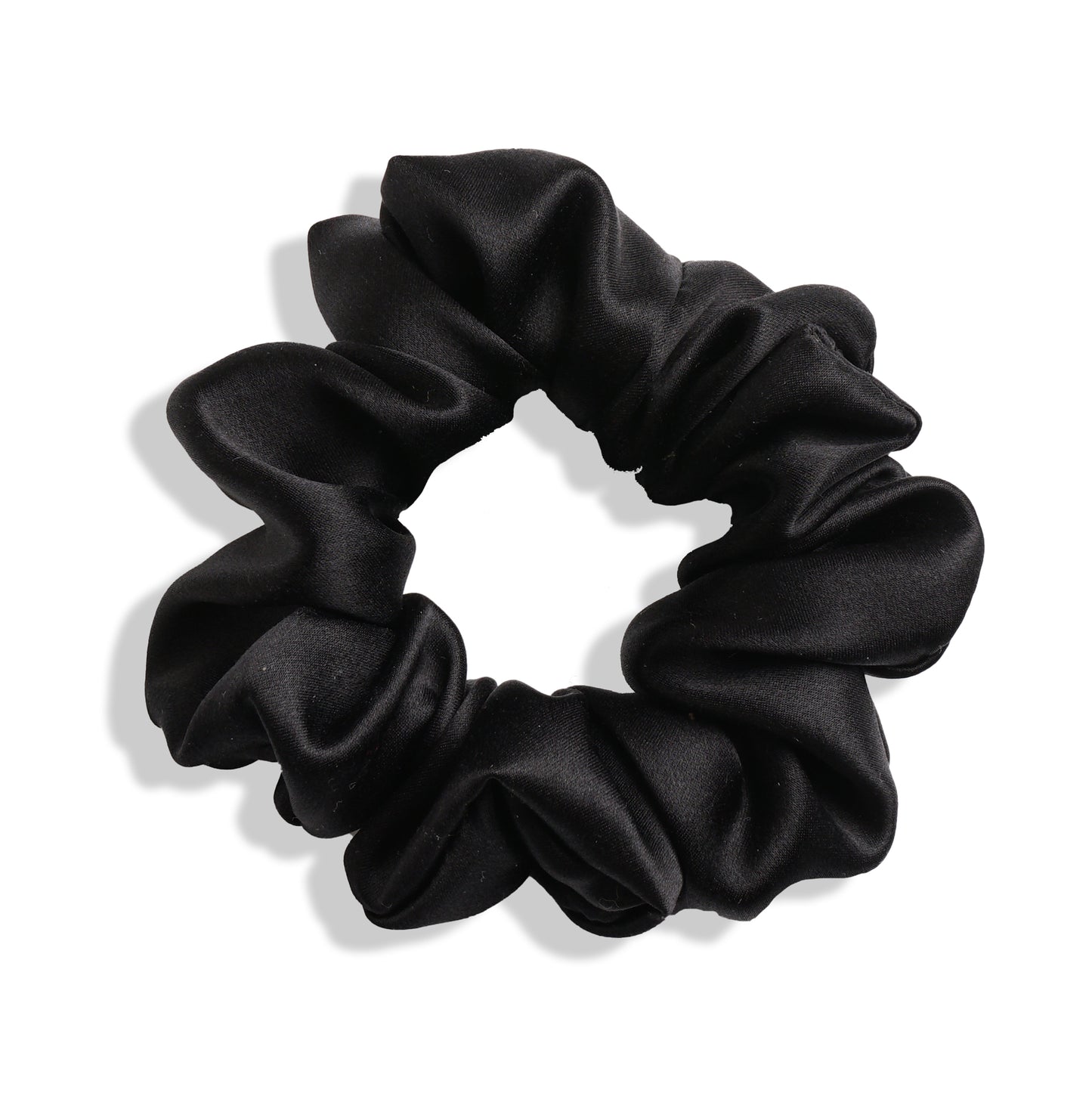 Mulberry Silk Scrunchie - Black