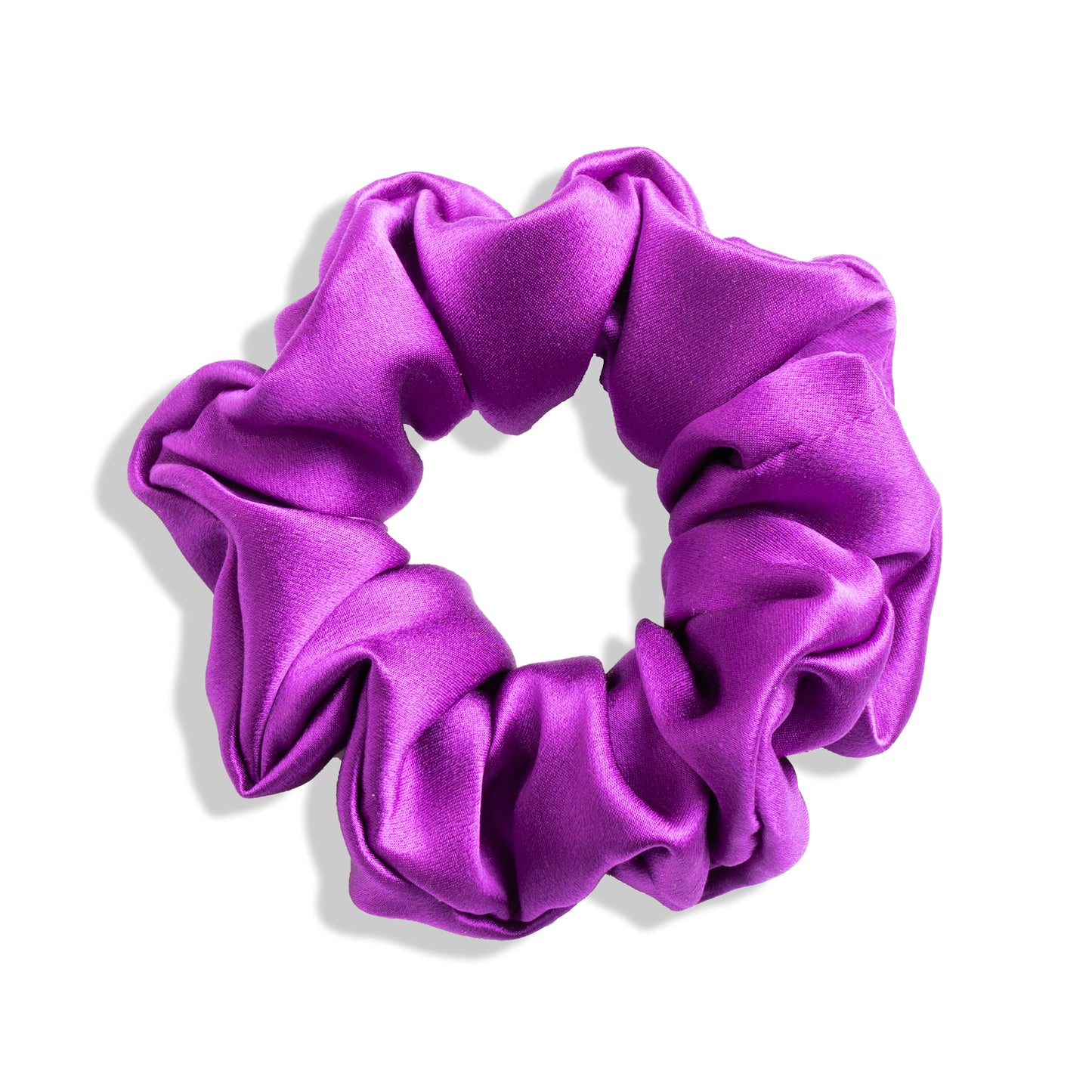 Mulberry Silk Scrunchie - Purple