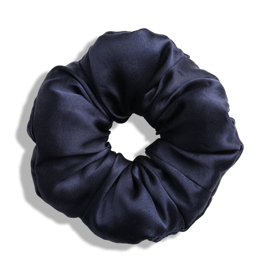 Oversized Pillow Scrunchie - Dark Blue