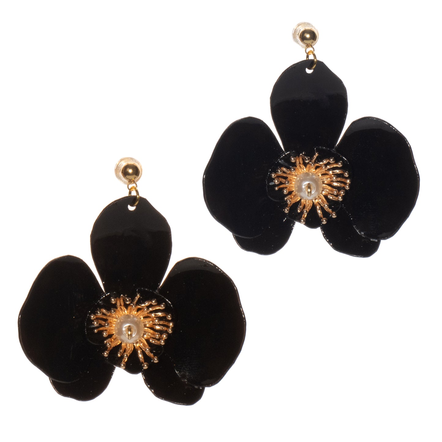 Butterfly Orchid Stud Earrings - Stardust