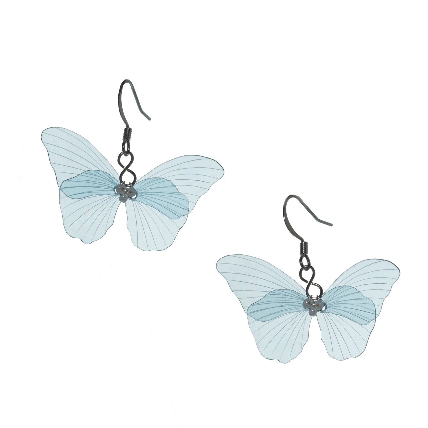 Butterfly Drop Earrings - Vert