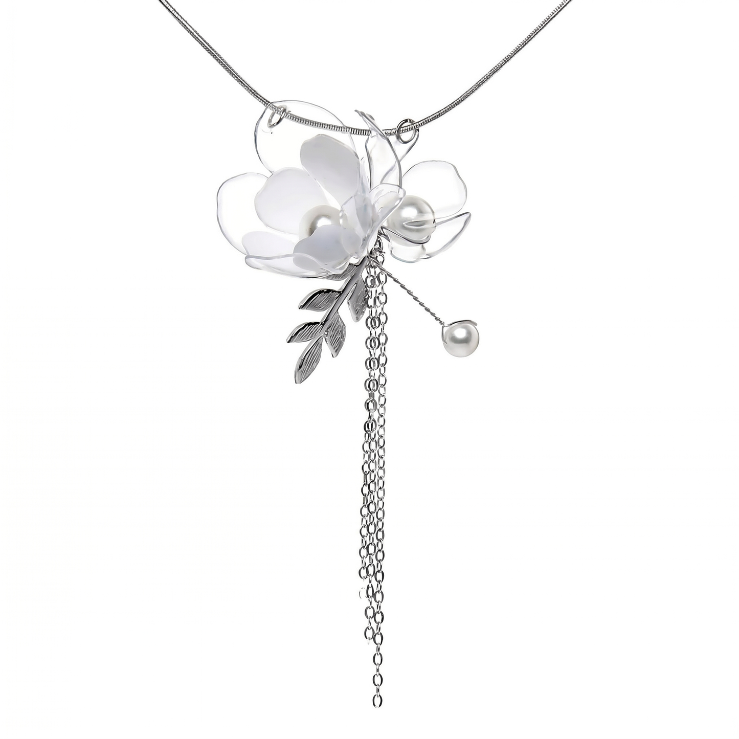 Jasmine Triple-Flower Necklace