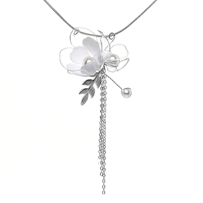 Jasmine Triple-Flower Necklace