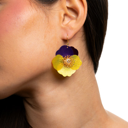 Pansy Earrings - LilaY