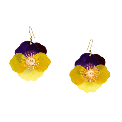 Pansy Earrings - LilaY