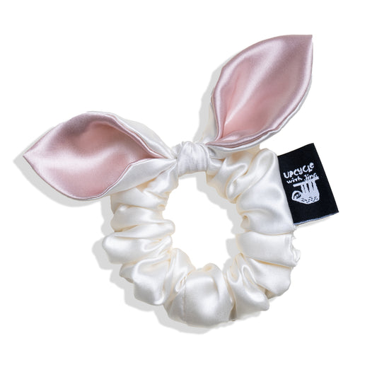Pupu Scrunchie S - White Pink