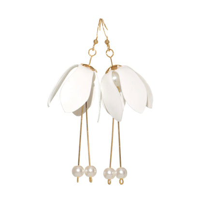 Rouge Lily Double-drop Earrings