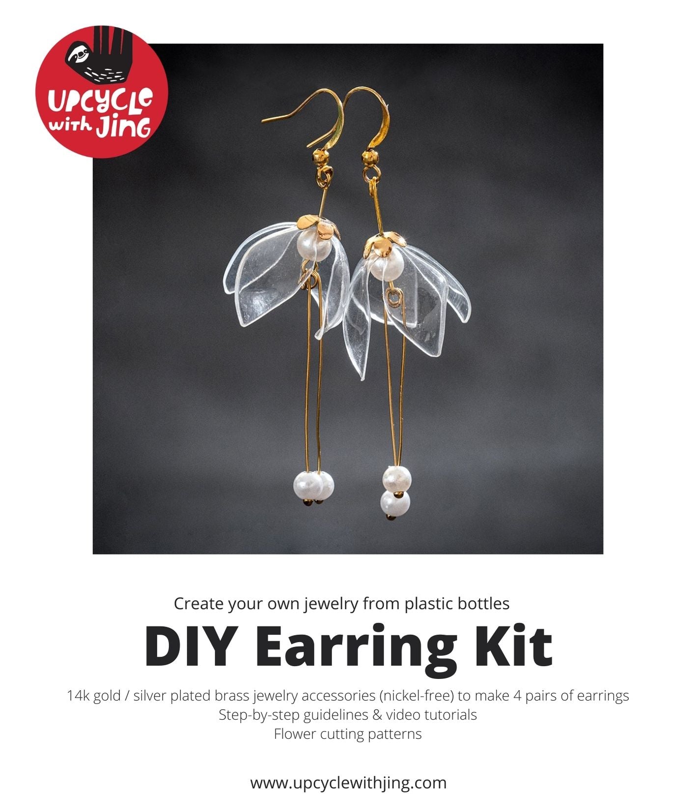 Diy Plastic Bottle Earrings DIY Jewelry Earrings Necklace Kit