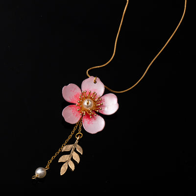 Sakura Spring Drop Necklace