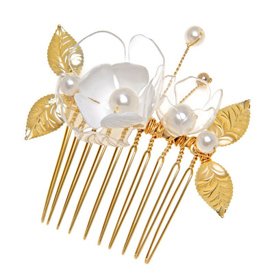 Jasmine Floral Fairy Hairpin Jewelry Upcycle with Jing 