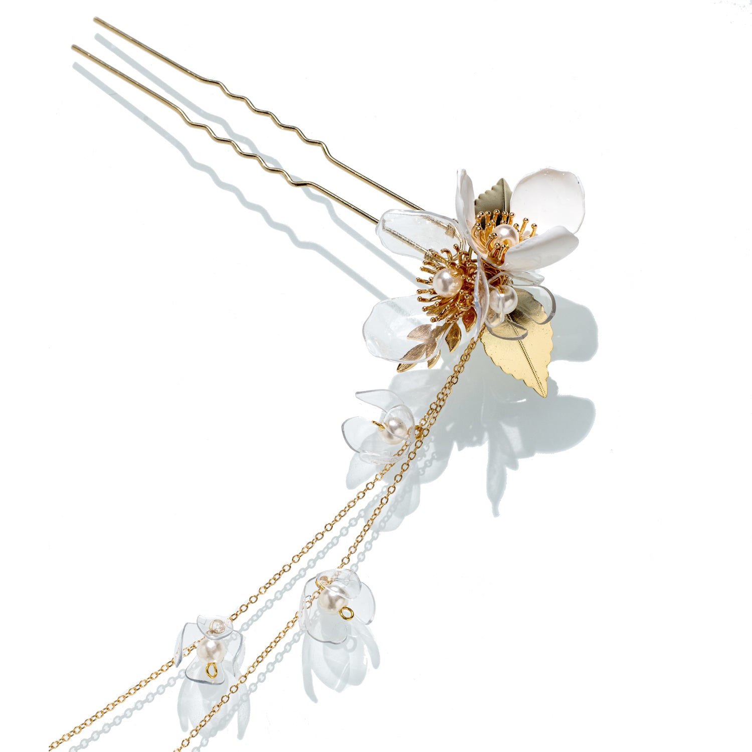 floral kanzashi hair pin