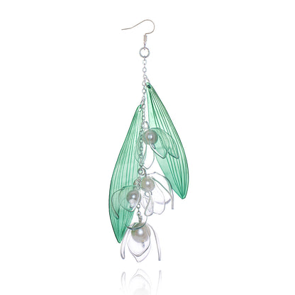 Lily of the Valley Mismatched Earrings Upcycle with Jing 