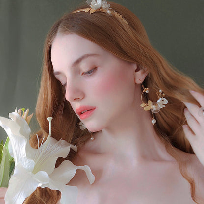 sustainable floral art nouveau plastic bottle jewelry